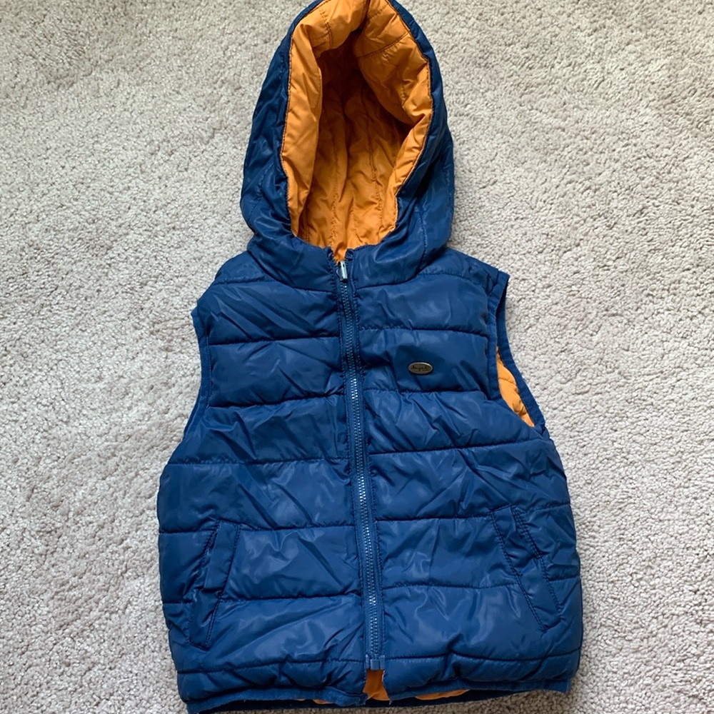 Mayoral Baby Reversible Sleeveless Hoodie - 24mths